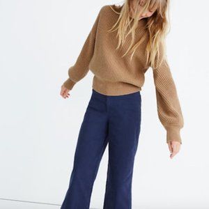 NWOT Madewell Fairbanks Pullover Sweater in Saddle